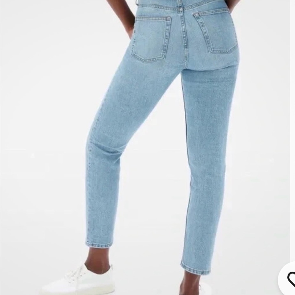 Everlane Light Blue High-Rise Ankle Skinny Jeans
